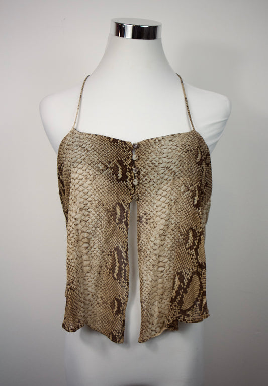 NECKHOLDER SNAKE TOP